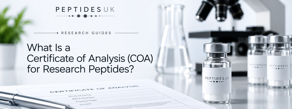 What Is a Certificate of Analysis (COA) for Research Peptides?