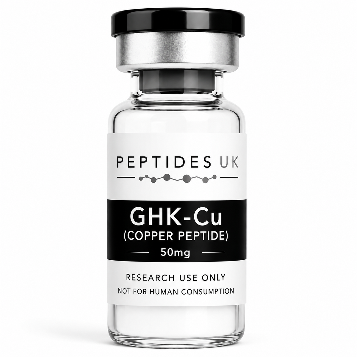 Peptides UK GHK-Cu 50mg research peptide vial